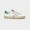 Men Golden Goose GGDB Hi Star With Laminated Heel Tab In White Green Sneakers