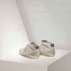 Men Golden Goose GGDB Mid Star Limited Edition Uma In Leather And Star Sneakers