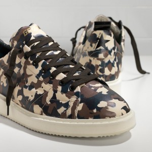 Men Golden Goose GGDB Starter In Calf Leather Camouflage Sneakers
