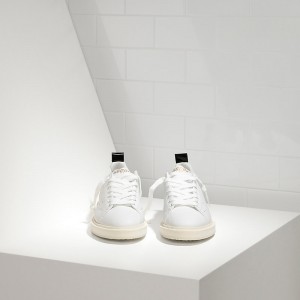 Men Golden Goose GGDB Starter In Calf Leather White White Sole Sneakers