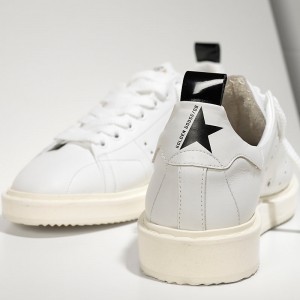 Men Golden Goose GGDB Starter In Calf Leather White White Sole Sneakers
