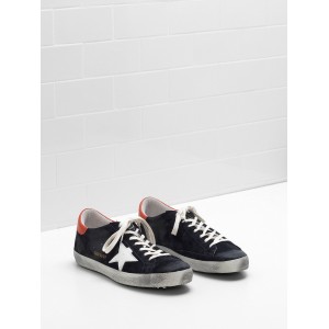 Men Golden Goose GGDB Superstar Calf Suede Star And In Leather Sneakers
