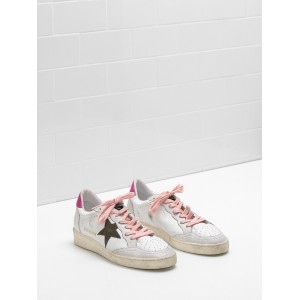 Women Golden Goose GGDB Ball Star In Calf Leather Suede Star Leather Sneakers