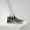 Women Golden Goose GGDB Slide In Pelle Dark Grey Suede Silver Sneakers