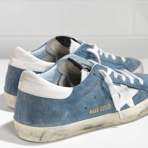 Women Golden Goose GGDB Superstar Leather In Suede White Star Sneakers