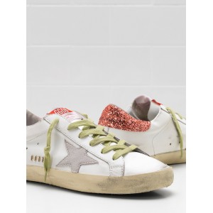 Women Golden Goose GGDB Superstar Leather Suede Star Glitter Coated Sneakers