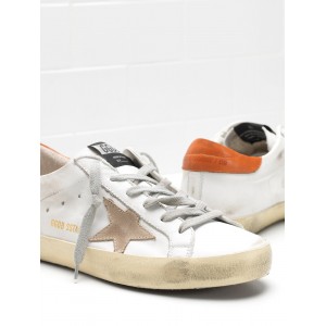 Women Golden Goose GGDB Superstar Leather Suede Star Leather Chestnut Star Sneakers
